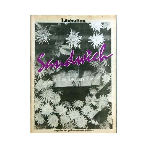 Liberation Sandwich N° 49 Du 01/11/1980 -