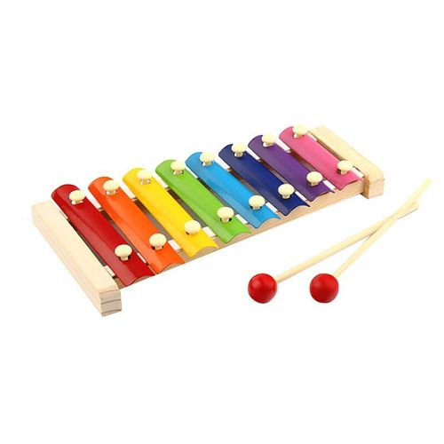 Jeu Musical Éducatif En Xylophone Pour Enfants, 8 Notes Créatives, Piano À Main Coloré Montessori, Instruments En Bois, Jouet Cadeau De Noël