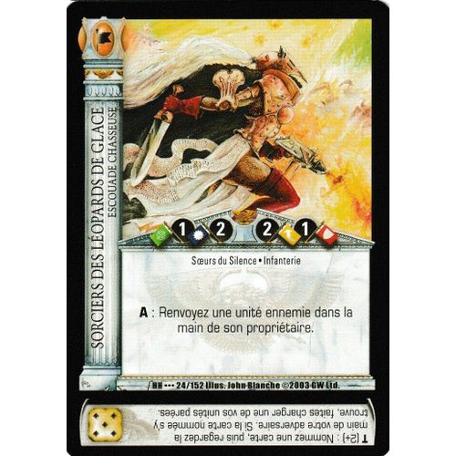 Carte Horus Heresy Ccg - Sorciers Des Leopards De Glace - 24/152