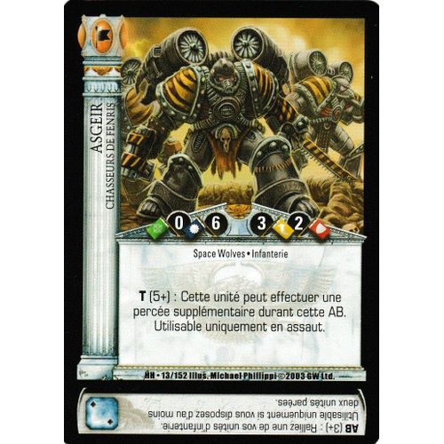 Carte Horus Heresy Ccg - Asgeir - 13/152