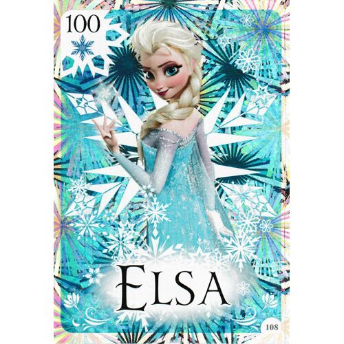 Carte Disney Frozen N° 108 Elsa Foil