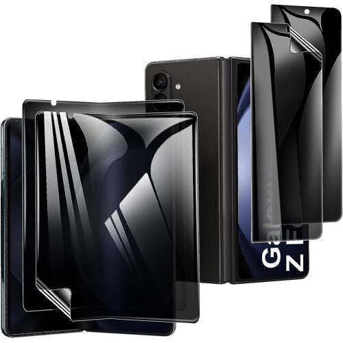 2set Privacy Screen Protector For Samsung Galaxy Z Flip 5 Soft Hydrogel Film Easy Install No Bubbles