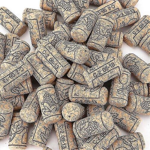 100 Pcs Bouchon De Vin Bouchon Naturel Réutilisable Fonctionnel Portable Vin Bouchon Droit Bouchon Pour La Mise En Bouteille De Vins