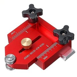 Outils de guidage de coupe, gabarit de scie à table mince limite de coupe rapide scie à table à déchirure mince outil de fixation de positionnement réglable à chenilles en T
