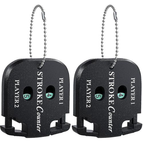 Mini Golf Score Shot Stroke Counter Clicker With Key Chain For Golf Game Scorekeeper Portable 2 Dig