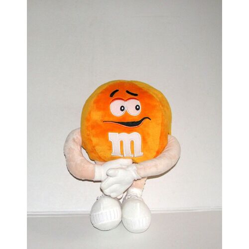 M&m's World Orange Peluche Toute Douce 32cm  M&m"S Mars