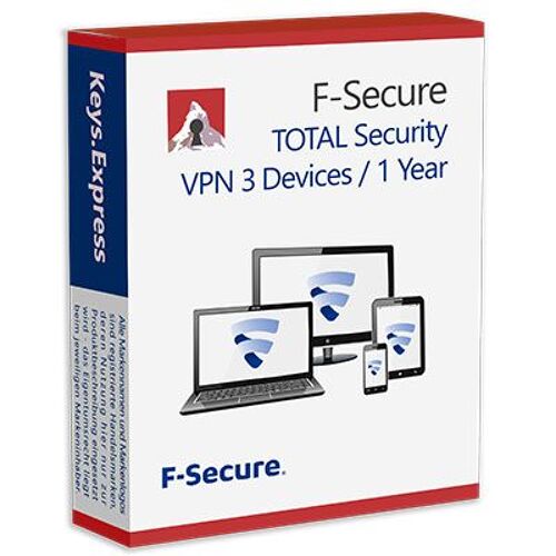 F-Secure Total Security Vpn 3d/1y