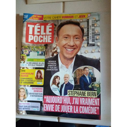 Télé Poche 2881 01/05/2021 Stephane Bern Koh Lanta Catherine Deneuve Gwendoline Hamon