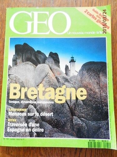 Geo N° 161 - Bretagne 1992