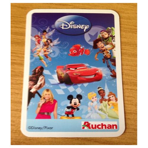 Cartes Auchan Disney Vendu À L'unité 