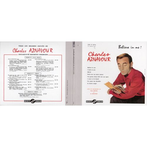 Charles Aznavour Believe In Me ! (1958) Gatefold Card Board Replica Sleeve  Cd
