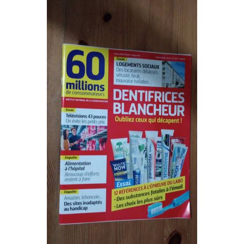 60 Millions De Consommateurs - Novembre 2024 - Numéro 607