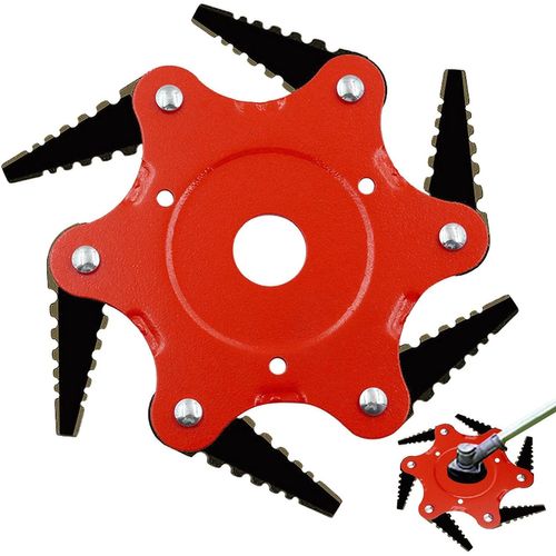 Lame de tondeuse, accessoires de tondeuse à gazon à six lames