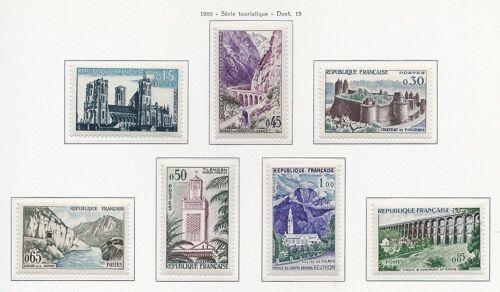 Yvert France (1960) N° 1235 À 1241. Série Touristique. Neuf Sc** (Mnh)
