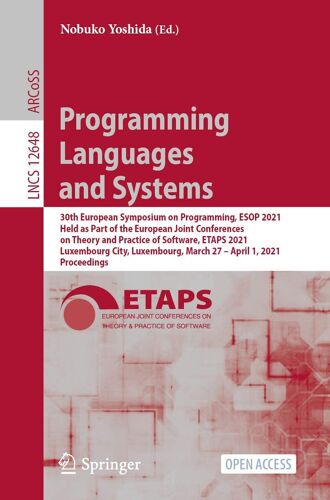 Programming Languages And Systems