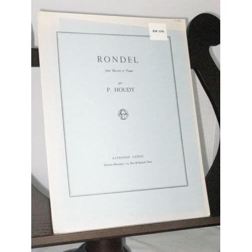 Pierrick Houdy : Rondel Pour Basson Et Piano - Alphonse Leduc Al23396