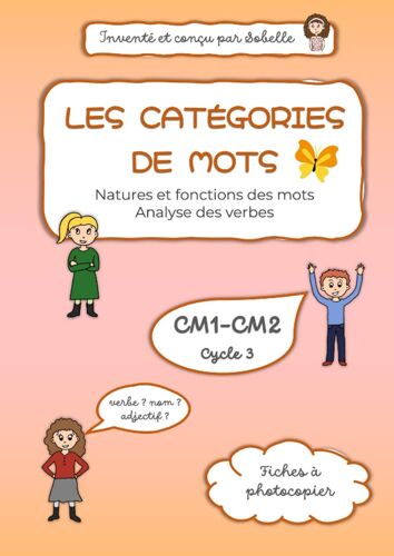 Les Catégories De Mots: Cm1-Cm2