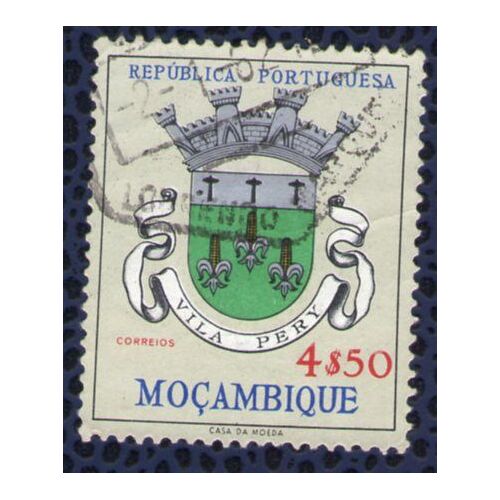 Mozambique 1961 Oblitéré Rond Used Blason De La Villle Vila Pery
