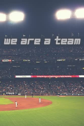 We Are A Team : Baseball Theme College Ruled Lined Pages Book - Journal / Diary / Notebook: Supplies For Boys And Girls, Students And Teachers - Gift ... Lovers, Coaches And Anyone Who Loves Baseball