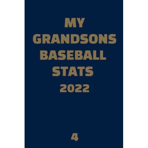 My Grandsons Baseball Stats 4