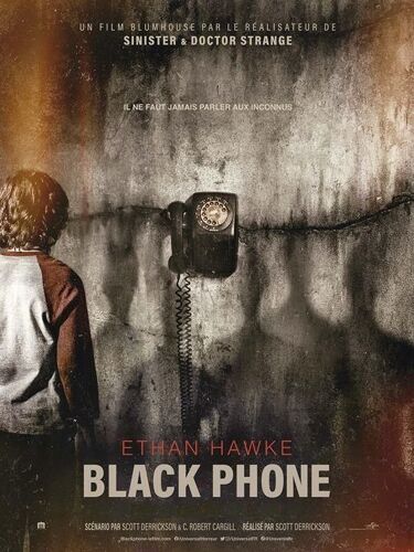 Black Phone - Véritable Affiche De Cinéma Pliée - Format 40x60 Cm - De Scott Derrickson Avec Ethan Hawke, Mason Thames, Madeleine Mcgraw, Jeremy Davies - 2022