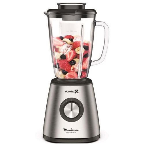 Moulinex Blendforce 2 LM439D10 - Bol mixeur blender - 1.75 litres - 800 Watt - acier inoxydable