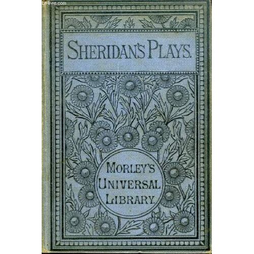 The Plays Of Richard Brinsley Sheridan