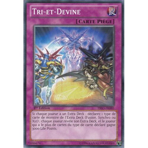 Yu Gi Oh Prio Fr080 Tri Et Devine