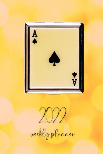 Lucky Ace Of Spades 2022-2023 Weekly & Monthly Planner - Organize Your Life With Simplistic Luxury