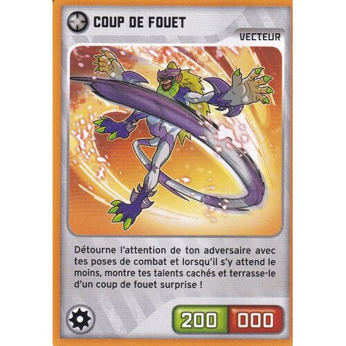 Carte Invizimals Nouvelle Alliance - Coup De Fouet - 317 -