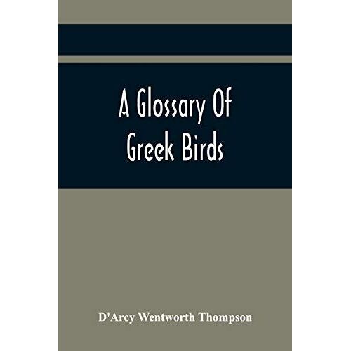A Glossary Of Greek Birds