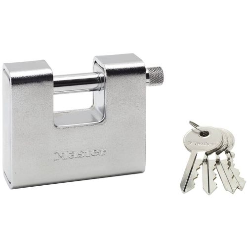 Cadenas blindes corps laiton 80 mm et anse 11mm