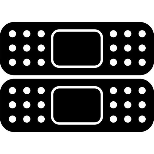 Set 2x Autocollant Sticker Tuning Jdm  Voiture Moto Macbook Pansement Noir