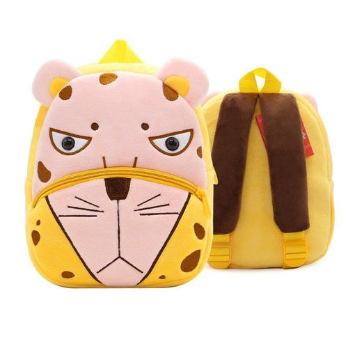 Sac À Dos D'Écolier Pour Enfants De 2 À 4 Ans, Mignon, Animal De Dessin Animé, Léopard, En Peluche, Pour Garçons Et Filles