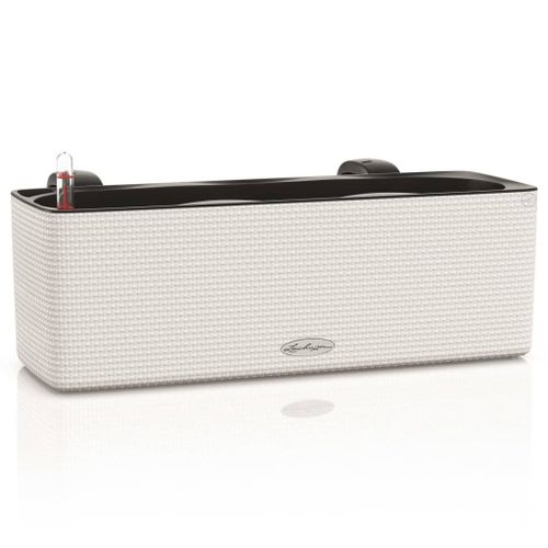 Lechuza Jardinière Cube Color Triple Avec Supports Blanc 13680