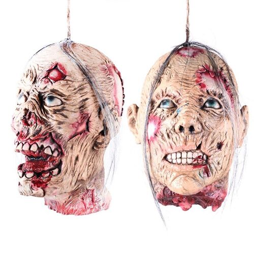 Jouet pour enfants et adultes, tête de Zombie effrayante, anti Stress, fournitures 69HE