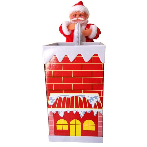 Jouet Électrique De Cheminée D'Escalade Pour Le Père Noël, Musique, Cadeau De Noël, Nouveauté, Jouets Amusants Pour Enfants, Jouet De Fête De Nouvel An