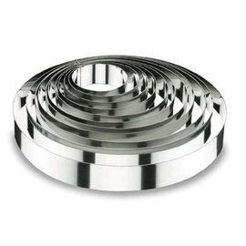 Lacor - 68624 - Cercle À Vacherin 24x6 Cm Inox 18 / 10