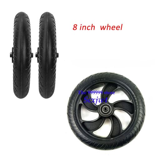 Roue Arrière En Plastique Solide De 8 Pouces Pour Scooter Kugoo S1 S2 S3 Etwow Xiaomi M365, 2 Pièces De Bonne Qualité, Offre Spéciale