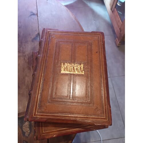 La Franceschina, Livre Rare, Deux Volumes Reliés Cuir.