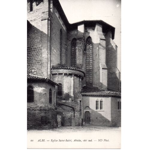 Albi (81) - Carte Ancienne "Eglise Saint-Salvi, Abside, Côté Sud"