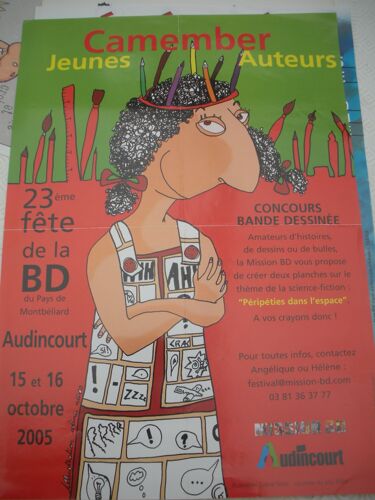 Affiche Festival Bd Audincourt 2005