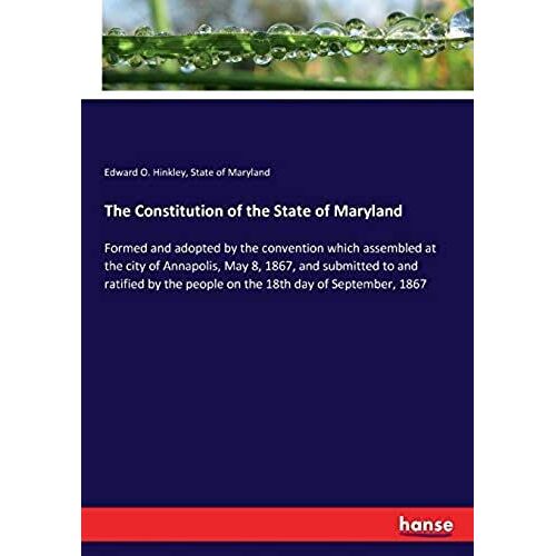 The Constitution Of The State Of Maryland