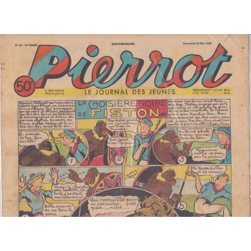 Pierrot  N° 22  Du 28/05/1939