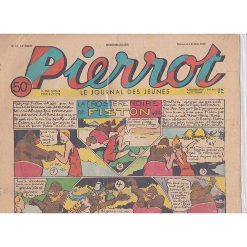 Pierrot  N° 21  Du 21/05/1939