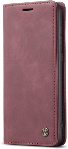 Coque Compatible avec Samsung Galaxy A53 5G,Coque Rabat Cuir avec Magnetique,Housse Protection Portefeuille tui Cartes Stand Fonction (Rouge)