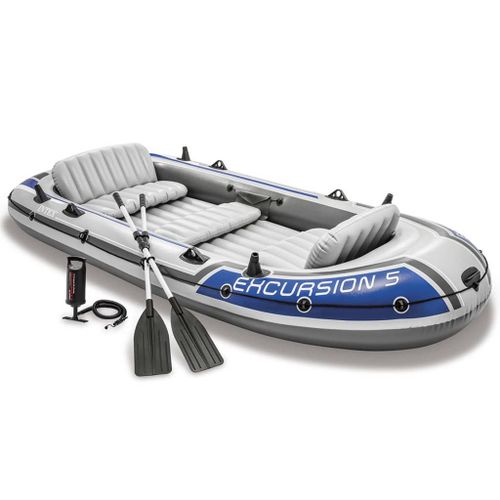 Set Bateau Gonflable 5 Places Intex Excursion