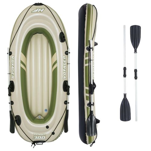 Bateau Gonflable - Bestway - Hydro-Force Voyager - 300 X 102 X 31 Cm - 2 Rames