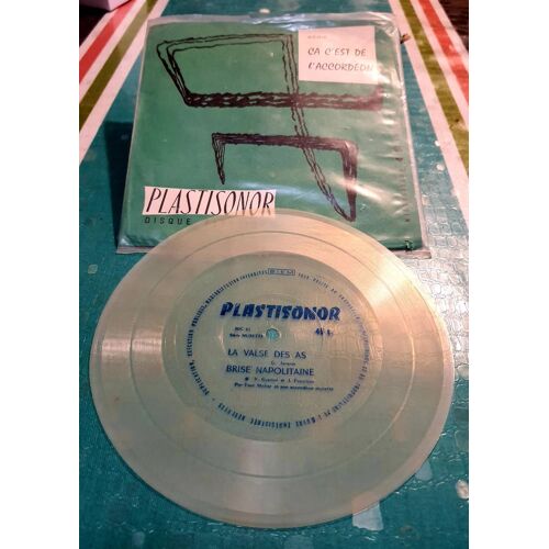 Plastinosor : Vinyle Transparent Collector : La Valse Des As , Brise Napolitaine