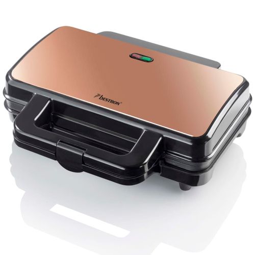 Bestron Copper Collection ASM90XLCO - Croque-monsieur - 900 Watt - cuivre